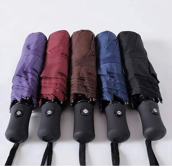 Compact Auto Open/Close Umbrella - 1 Pc