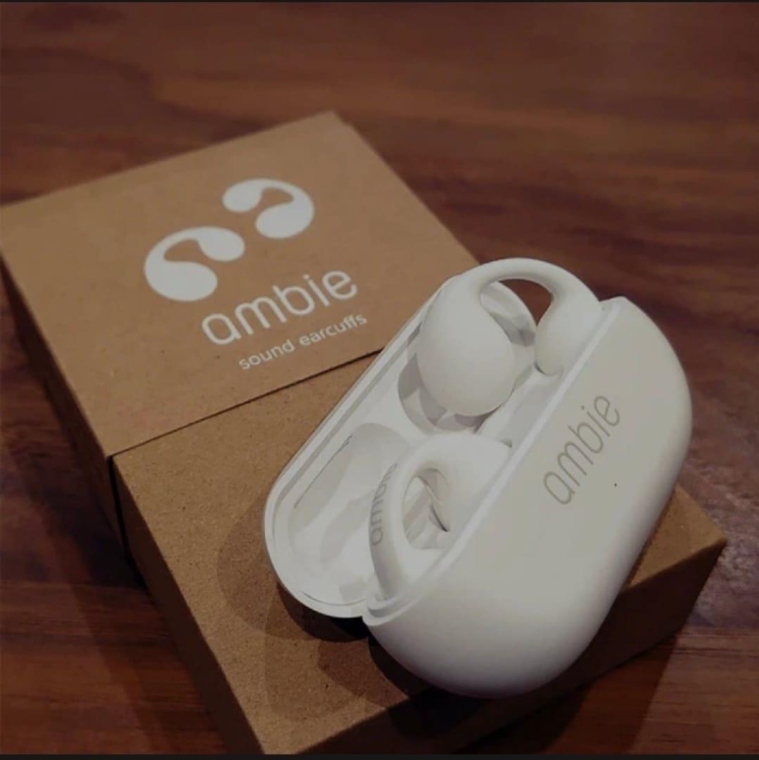 Stylish White Bluetooth 5 Earbuds with Long Battery Life