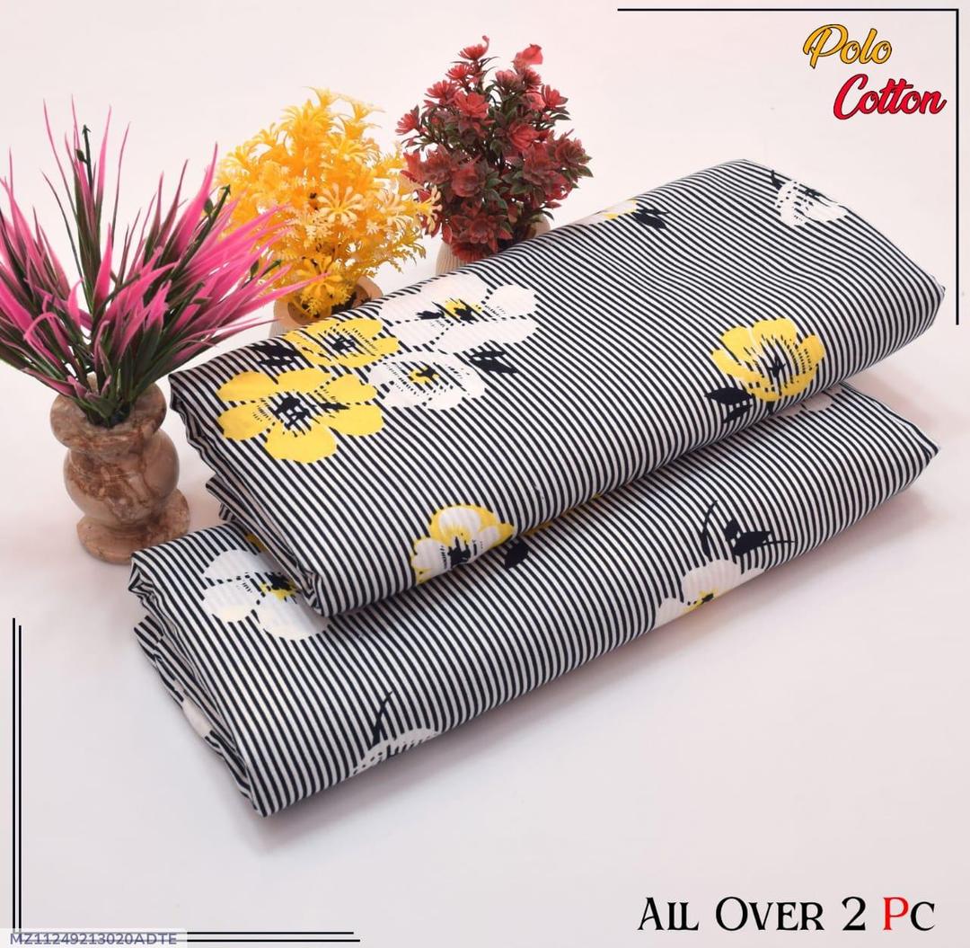 2 piece cotton unstitched suits