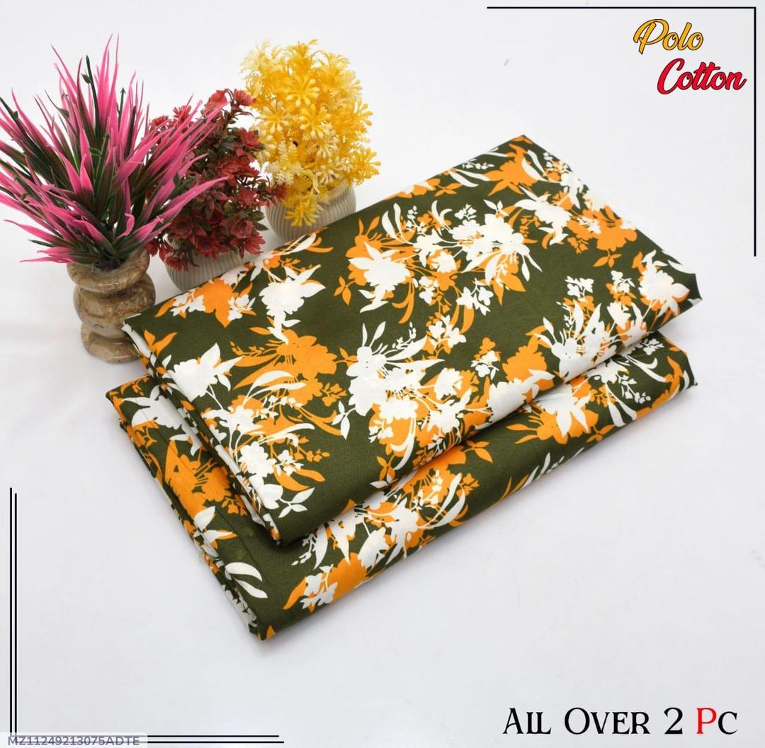 2 piece cotton unstitched suits