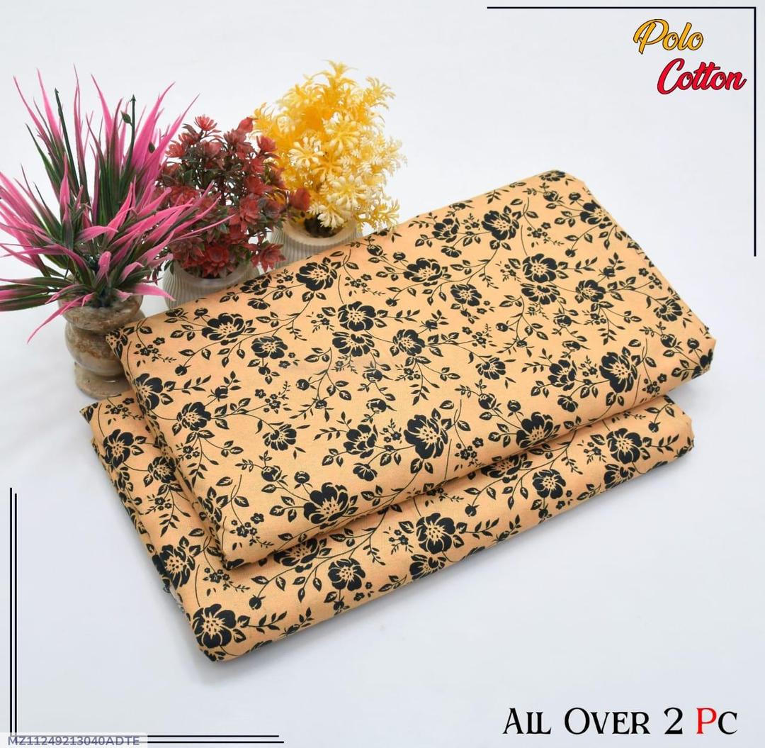 2 piece cotton unstitched suits