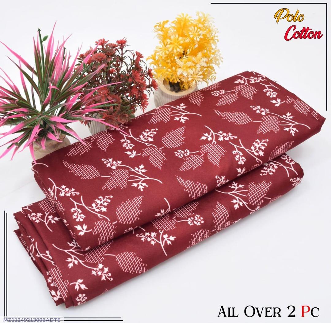 2 piece cotton unstitched suits