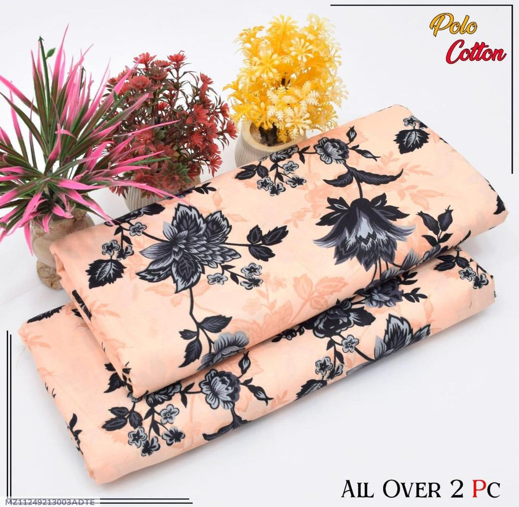 2 piece cotton unstitched suits
