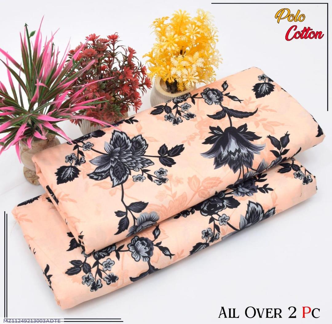 2 piece cotton unstitched suits