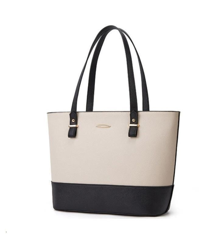 Women's PU Leather Textured Hand Bag Set