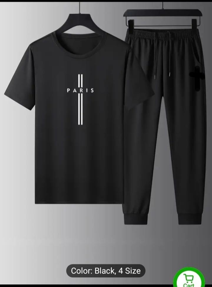 Men's 3pc plain polyester track suit