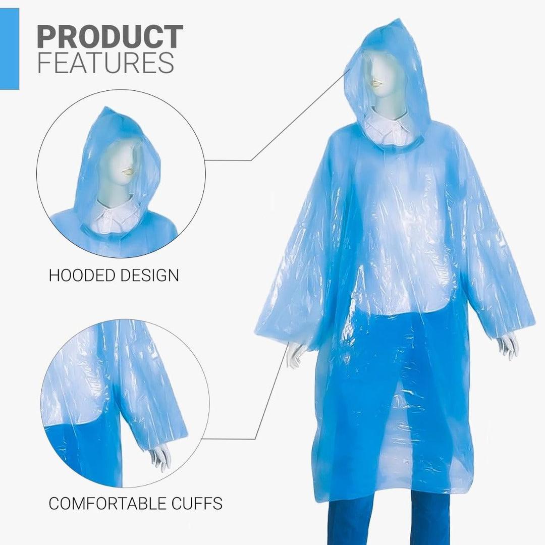 5 Pcs ABS Plastic Raincoat