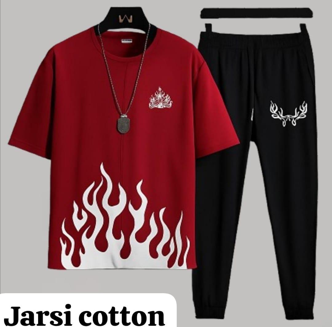 Men's Red Graphic Sublimation track suit