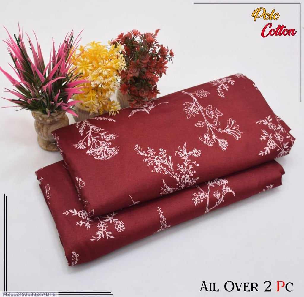 2 piece cotton unstitched suits