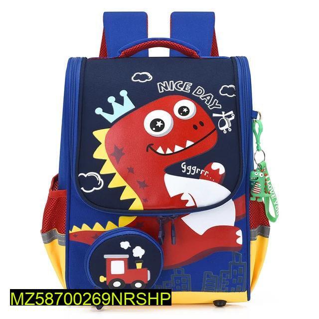 Unisex kids Character back with free cartoon chain