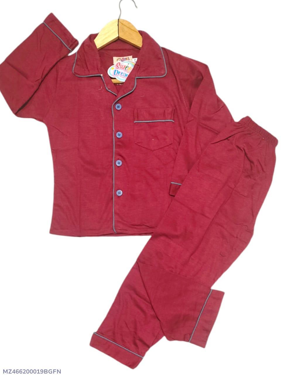 Unisex stitched Cotton Sleep wear suit - 2 pc