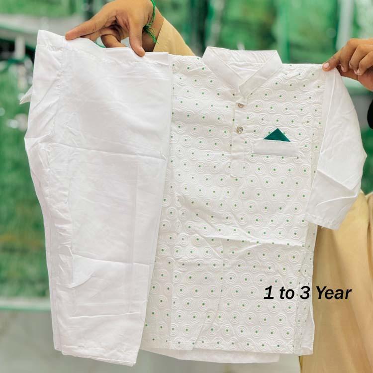 2 Pcs Boy's Cotton Lawn Printed Kurta And Shalwar Suit