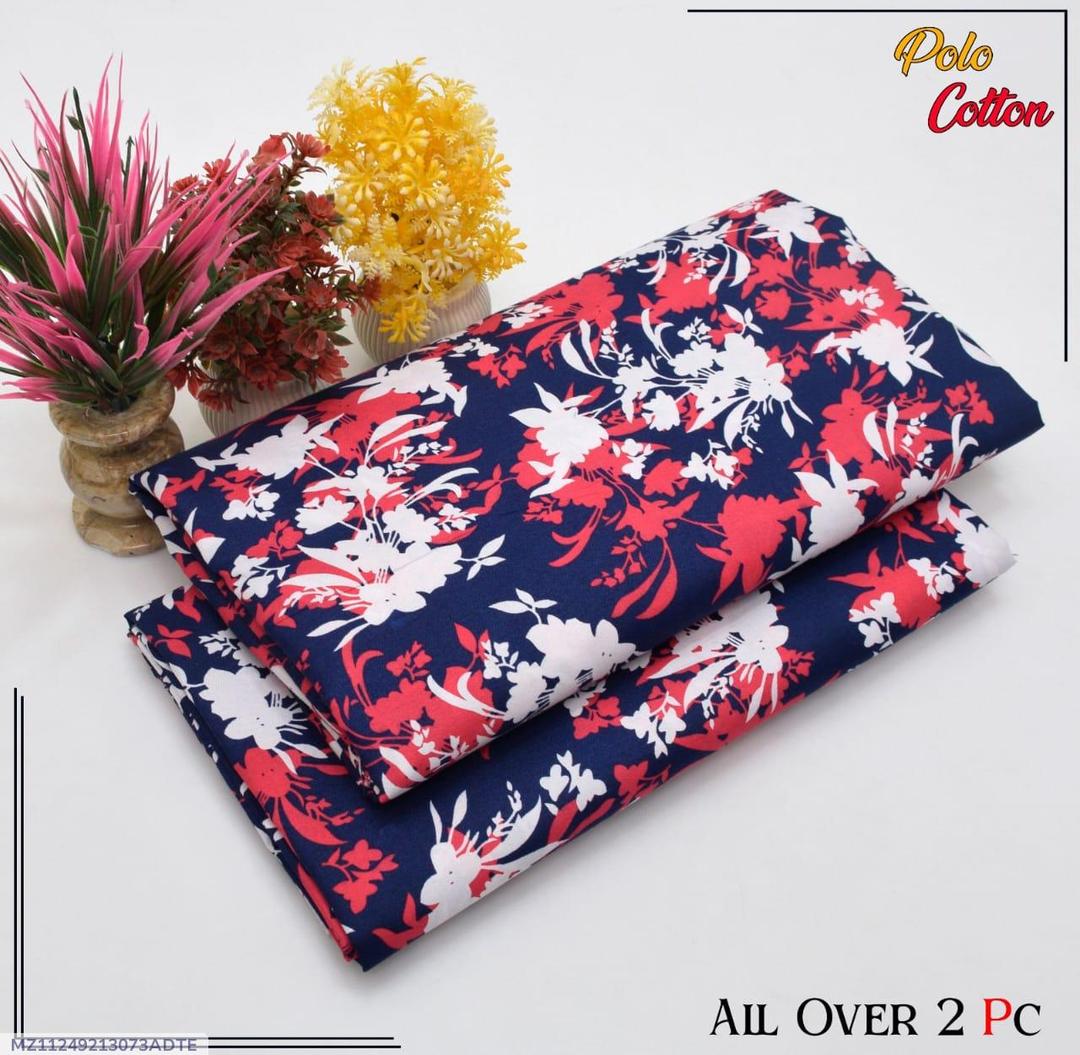 2 piece cotton unstitched suits