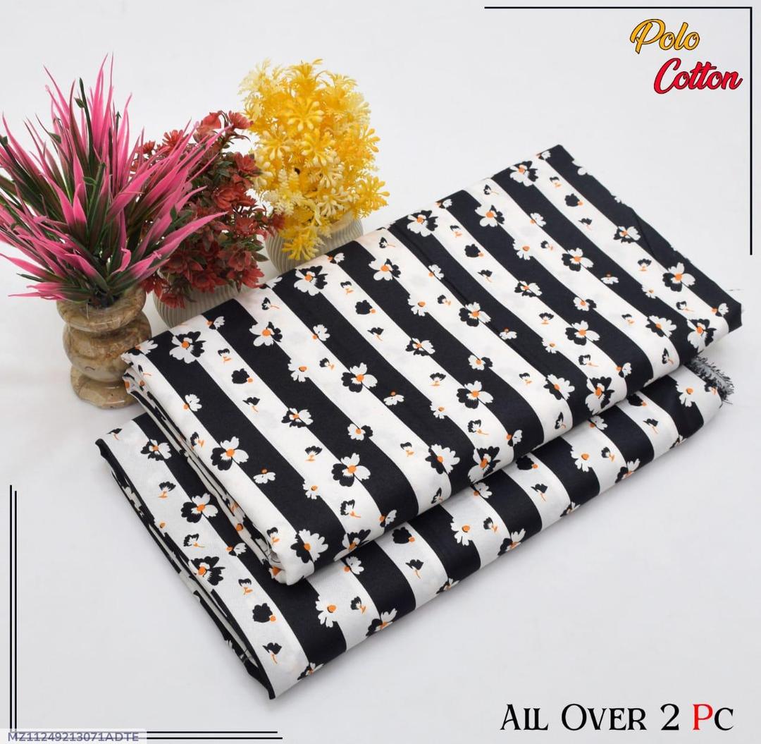 2 piece cotton unstitched suits