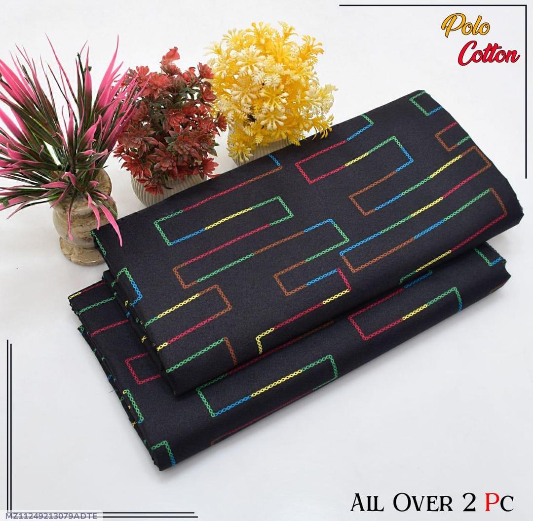 2 piece cotton unstitched suits