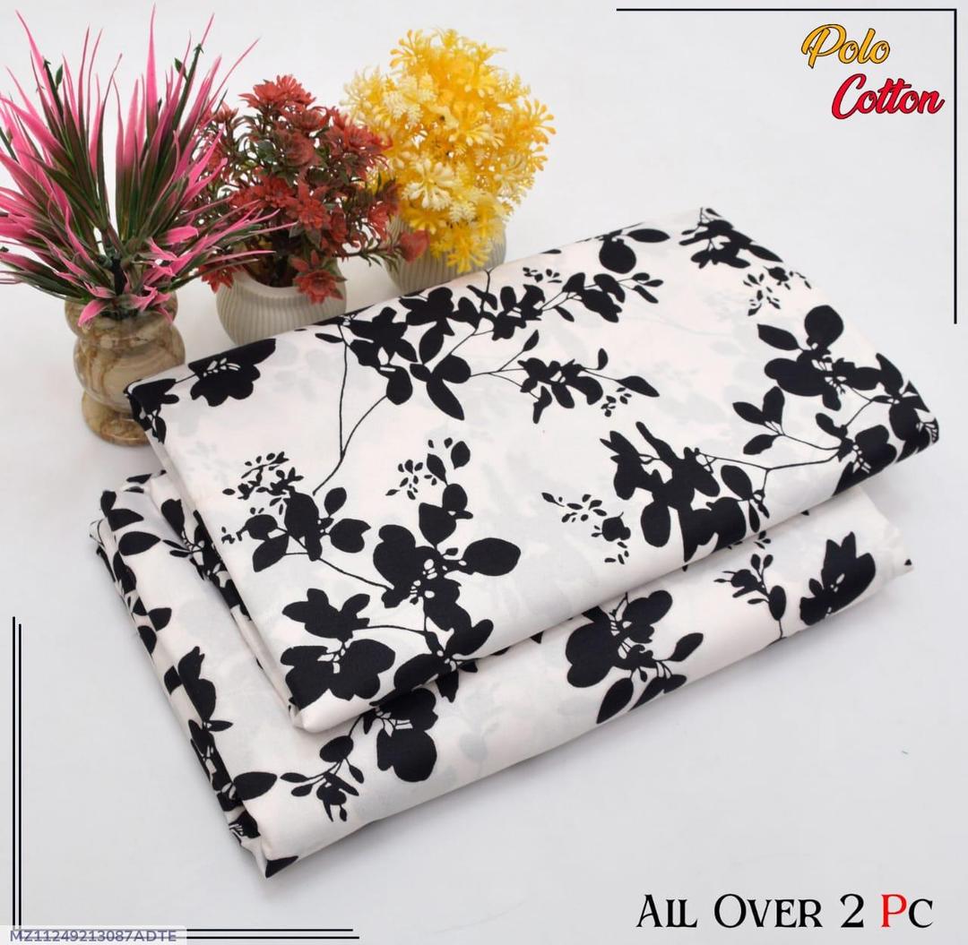 2 piece cotton unstitched suits