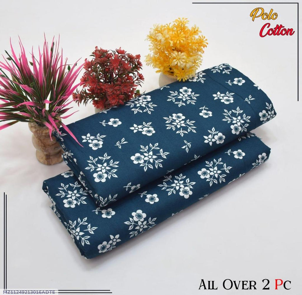 2 piece cotton unstitched suits