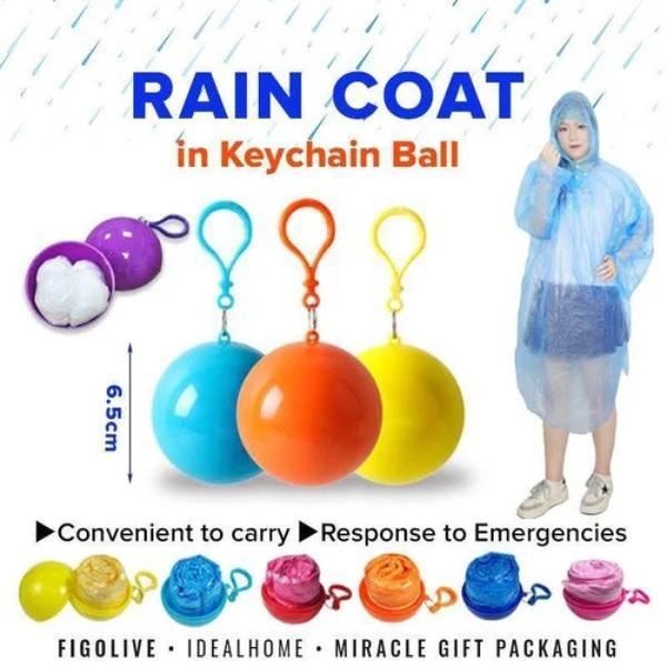 5 Pcs ABS Plastic Raincoat