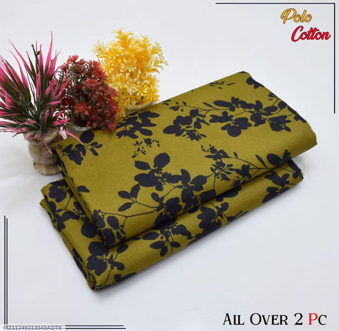 2 piece cotton unstitched suits