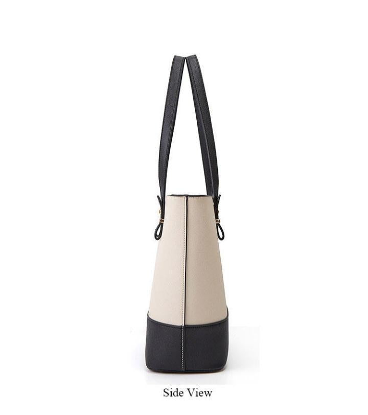 Women's PU Leather Textured Hand Bag Set