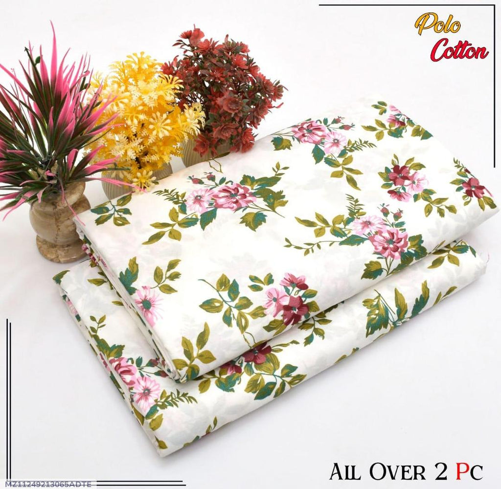 2 piece cotton unstitched suits