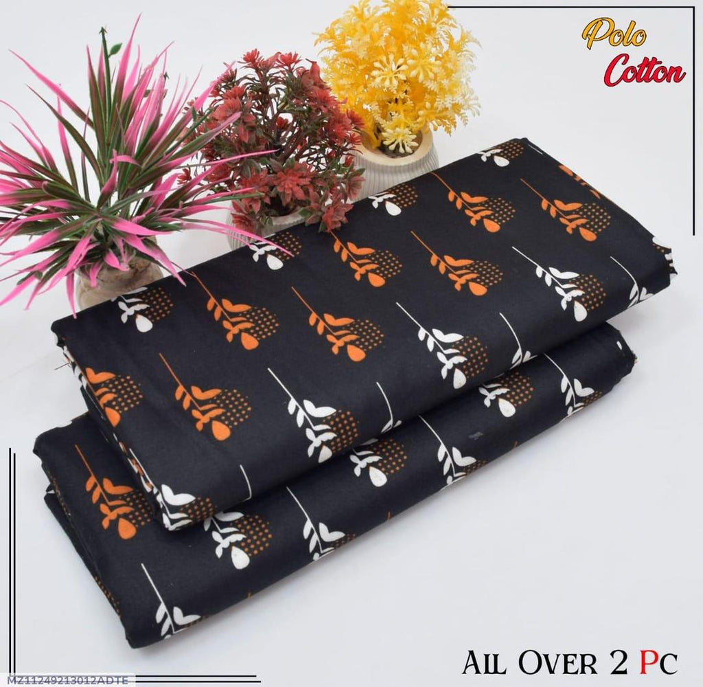 2 piece cotton unstitched suits