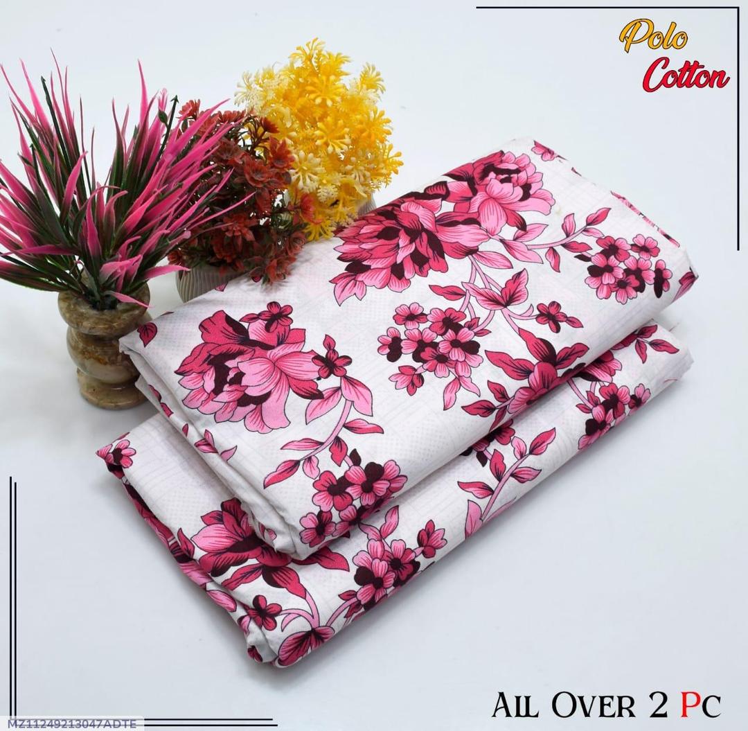 2 piece cotton unstitched suits