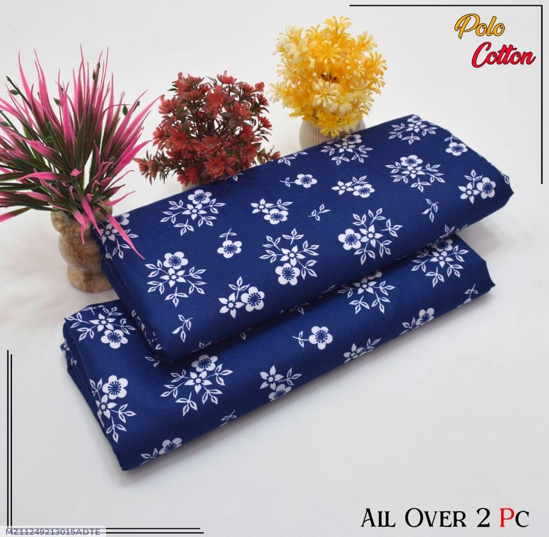 2 piece cotton unstitched suits
