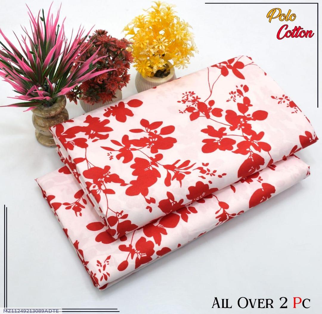 2 piece cotton unstitched suits