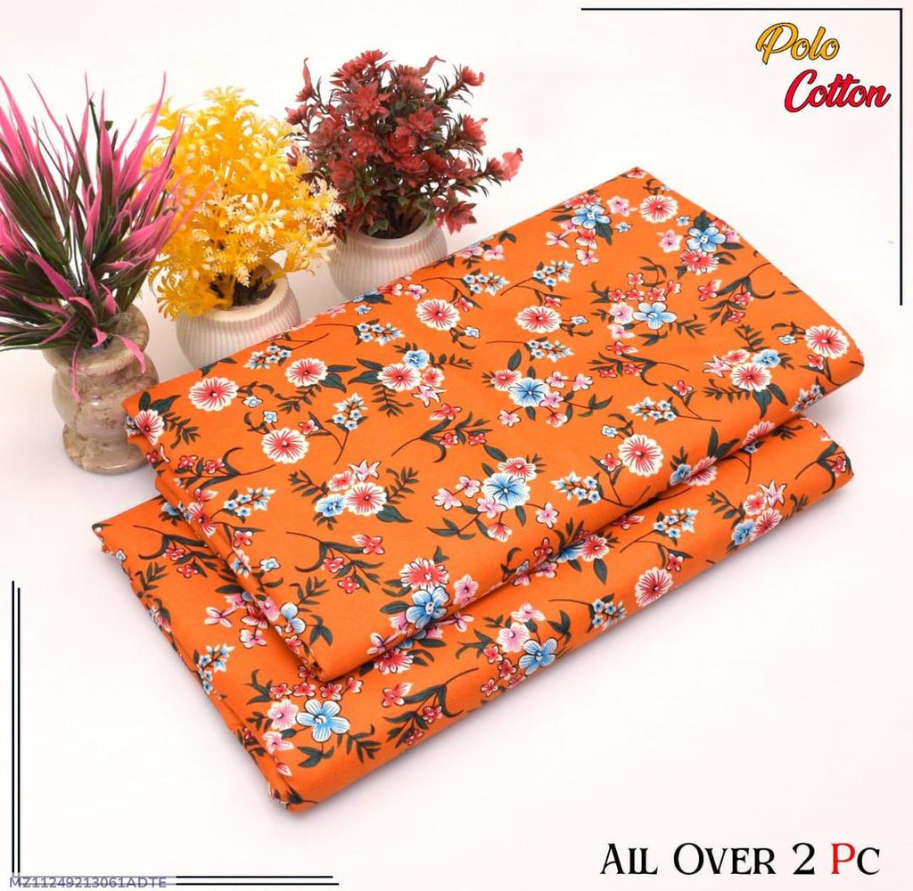 2 piece cotton unstitched suits