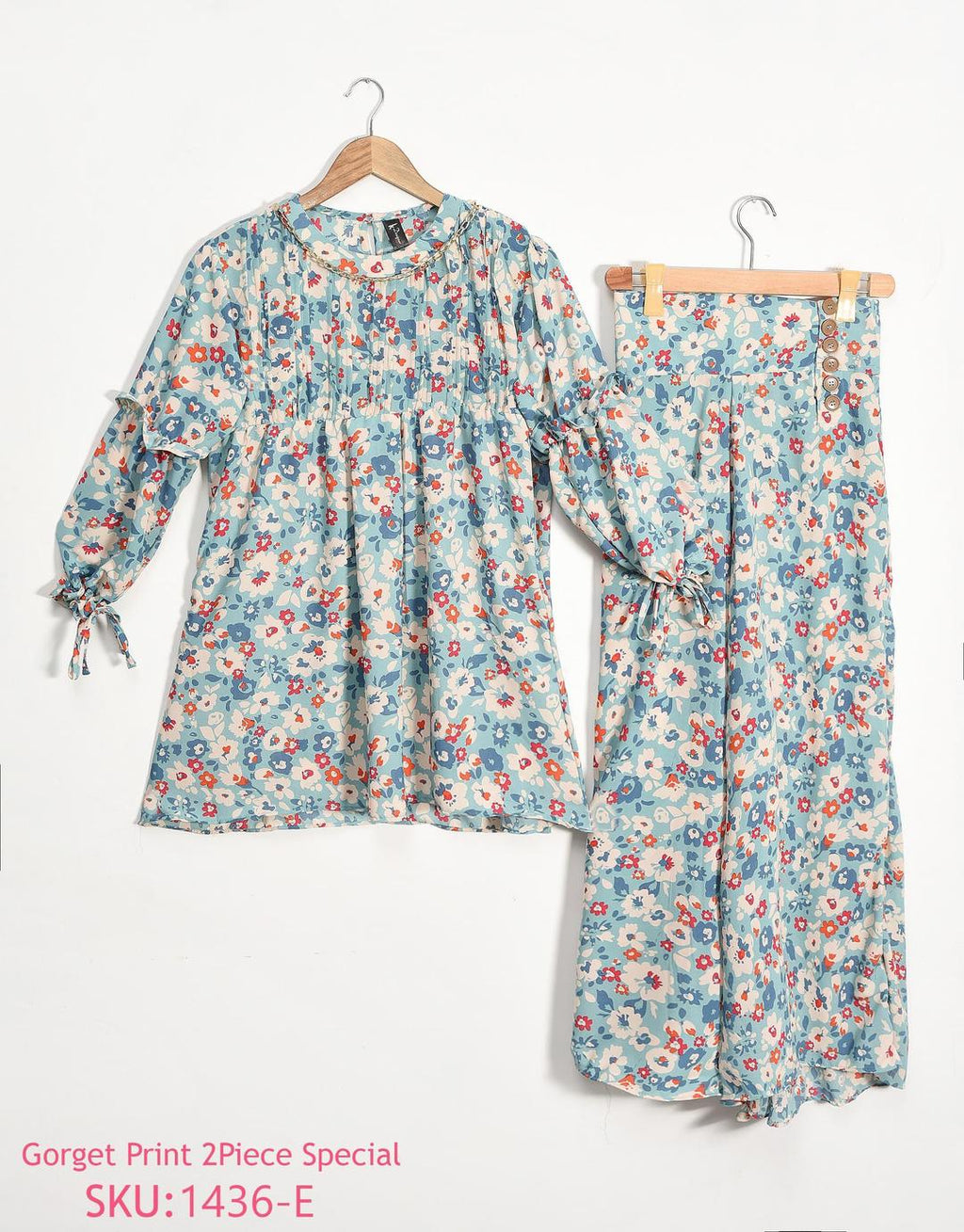 Stylish Women's Stitched Printed Shirt and Trouser Set - 2 Pcs