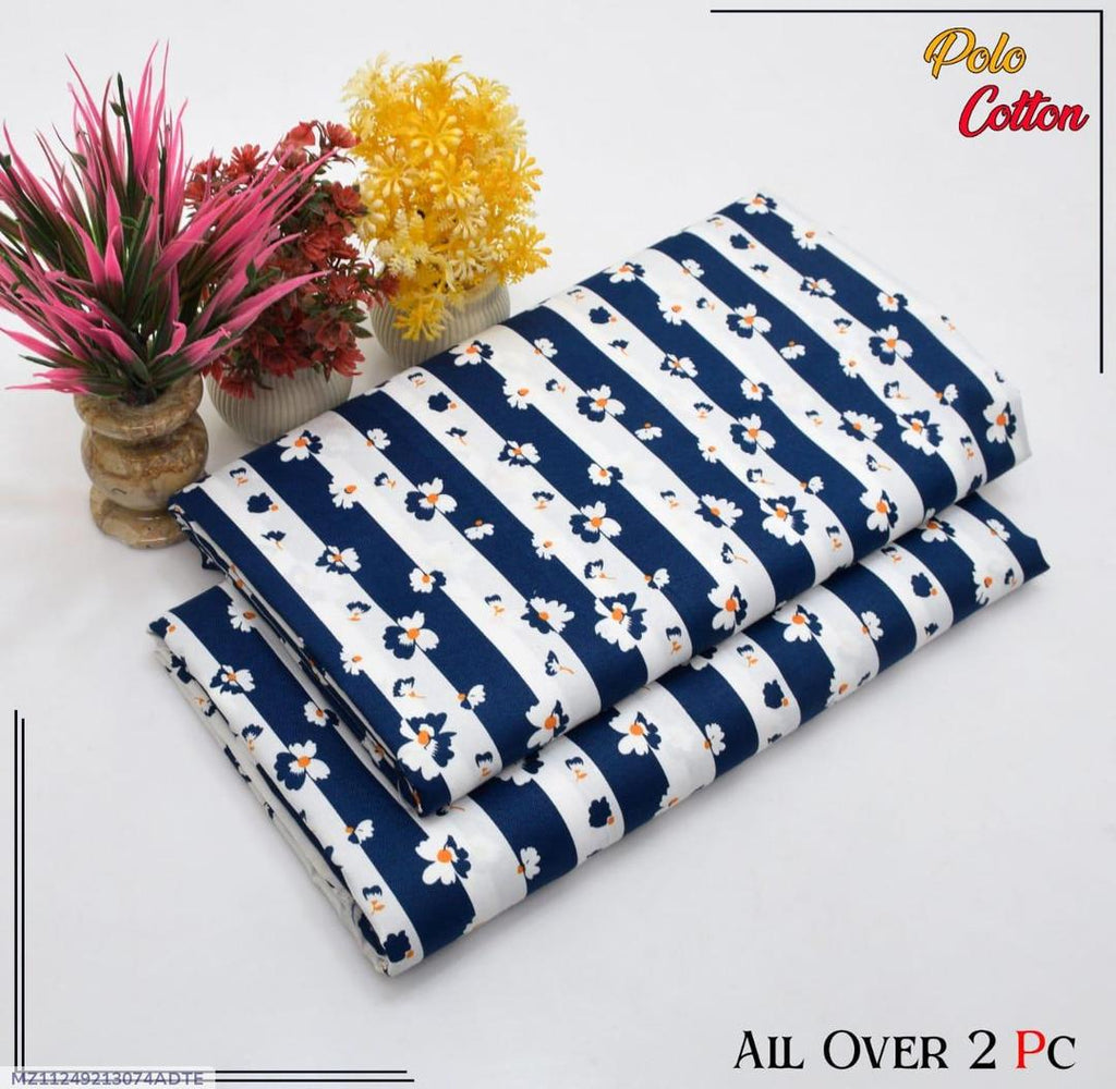 2 piece cotton unstitched suits