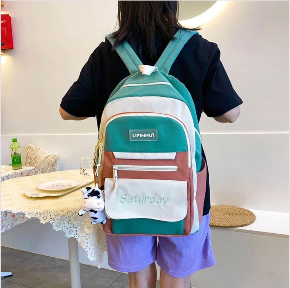 Students backpack 4 pockets bag