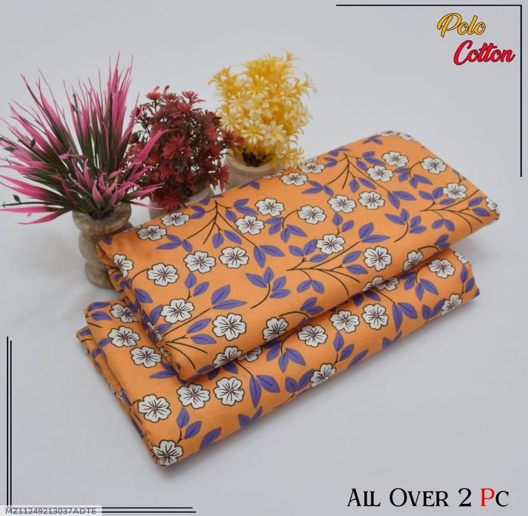 2 piece cotton unstitched suits
