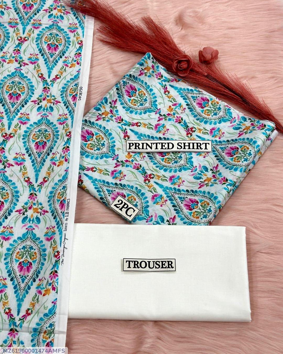 2 piece lawn digital printed suits