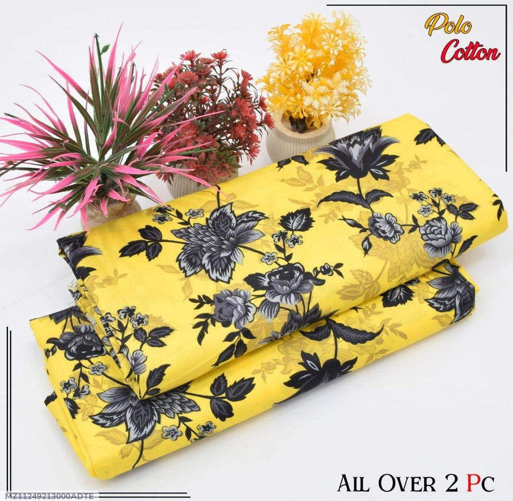 2 piece cotton unstitched suits