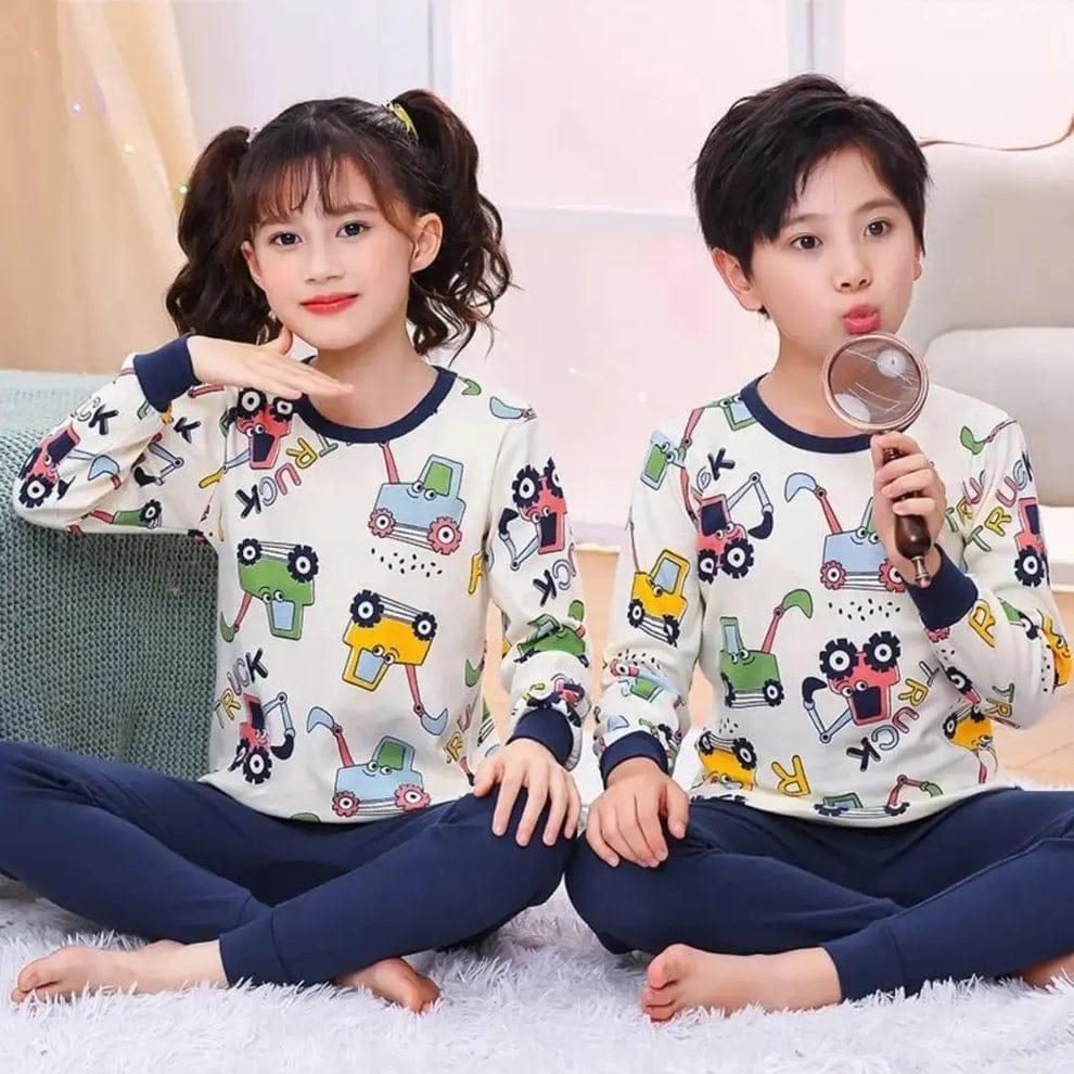Stylist printed cotton jersey Night Suit for kids- 2 pc