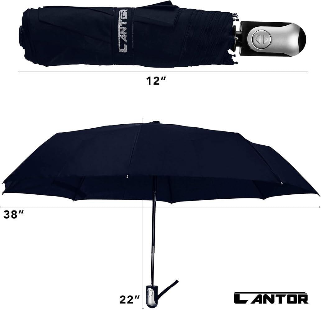 Compact Auto Open/Close Umbrella - 1 Pc