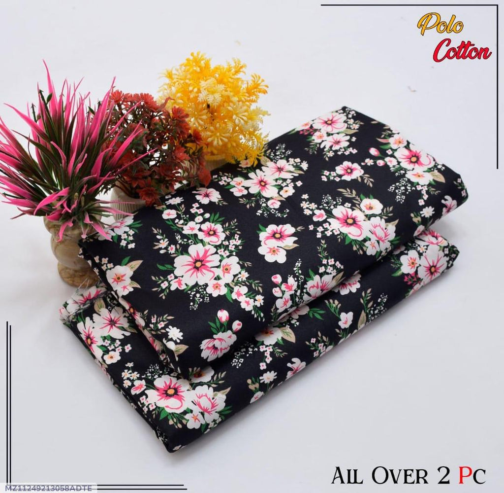 2 piece cotton unstitched suits