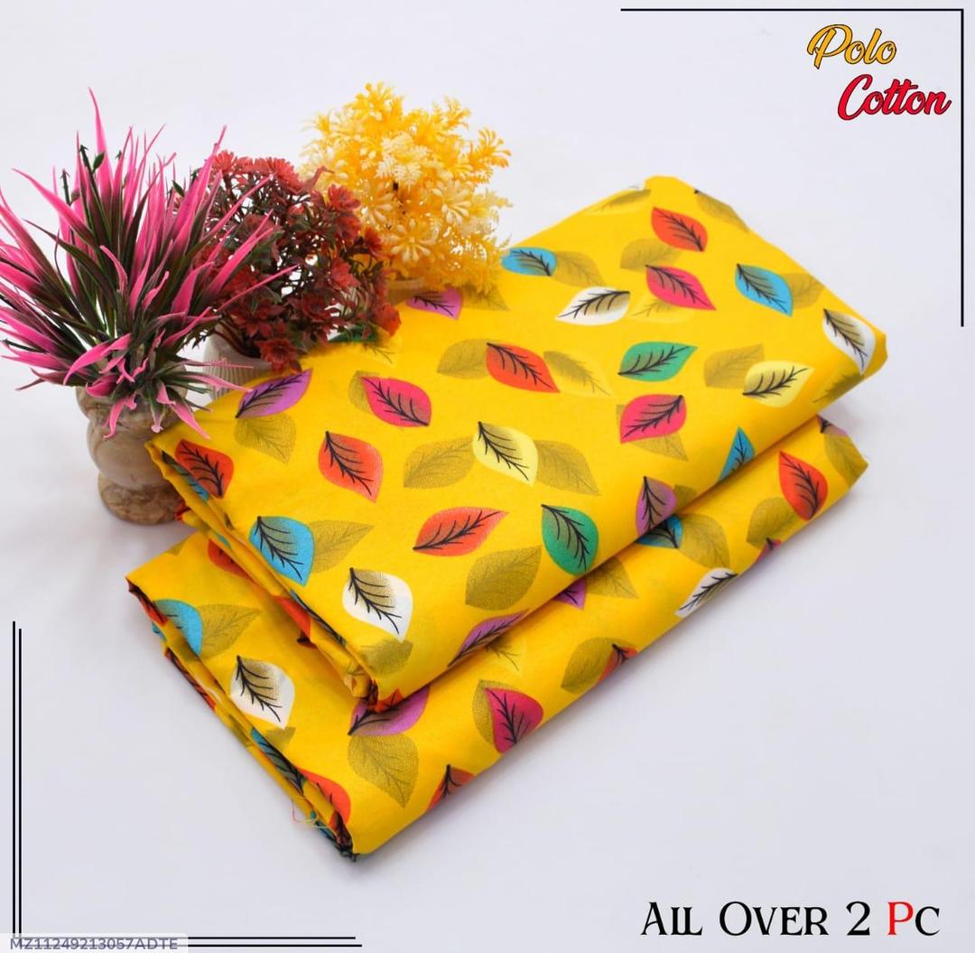 2 piece cotton unstitched suits