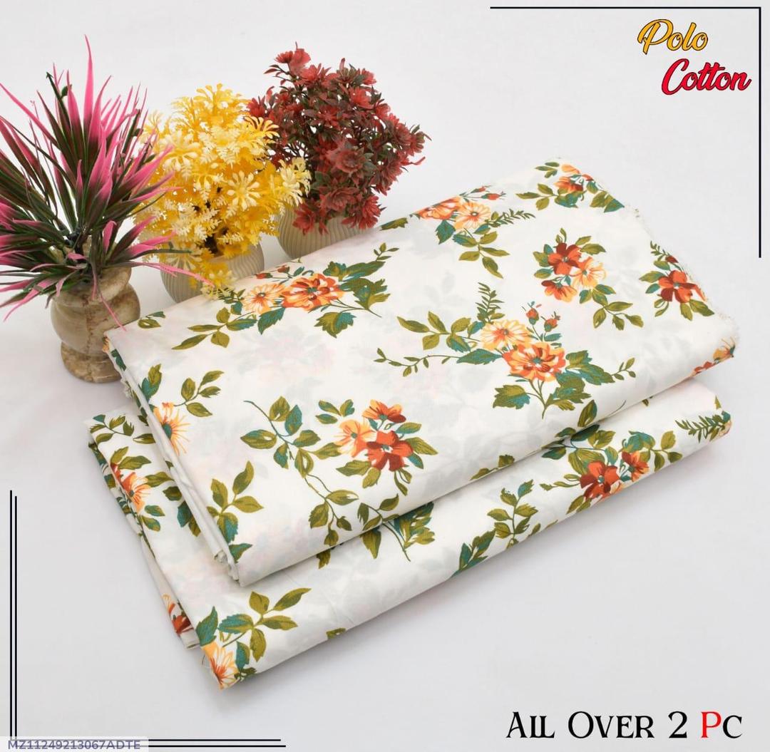 2 piece cotton unstitched suits