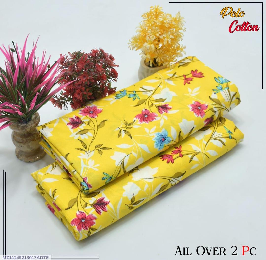 2 piece cotton unstitched suits