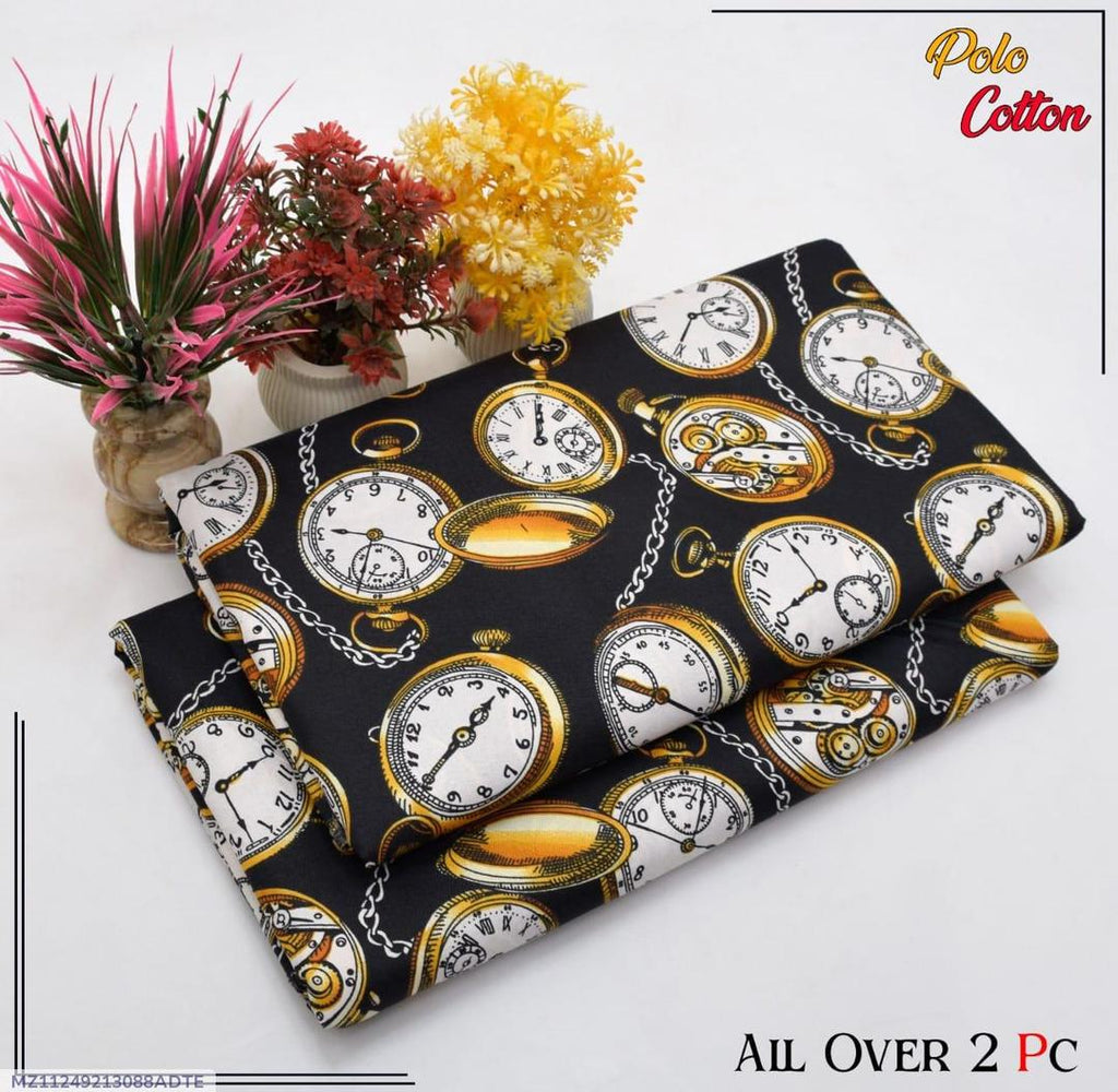 2 piece cotton unstitched suits