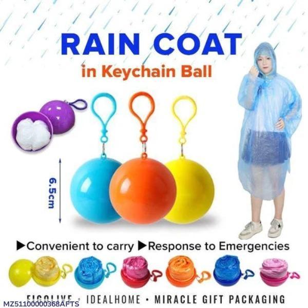 5 Pcs ABS Plastic Raincoat