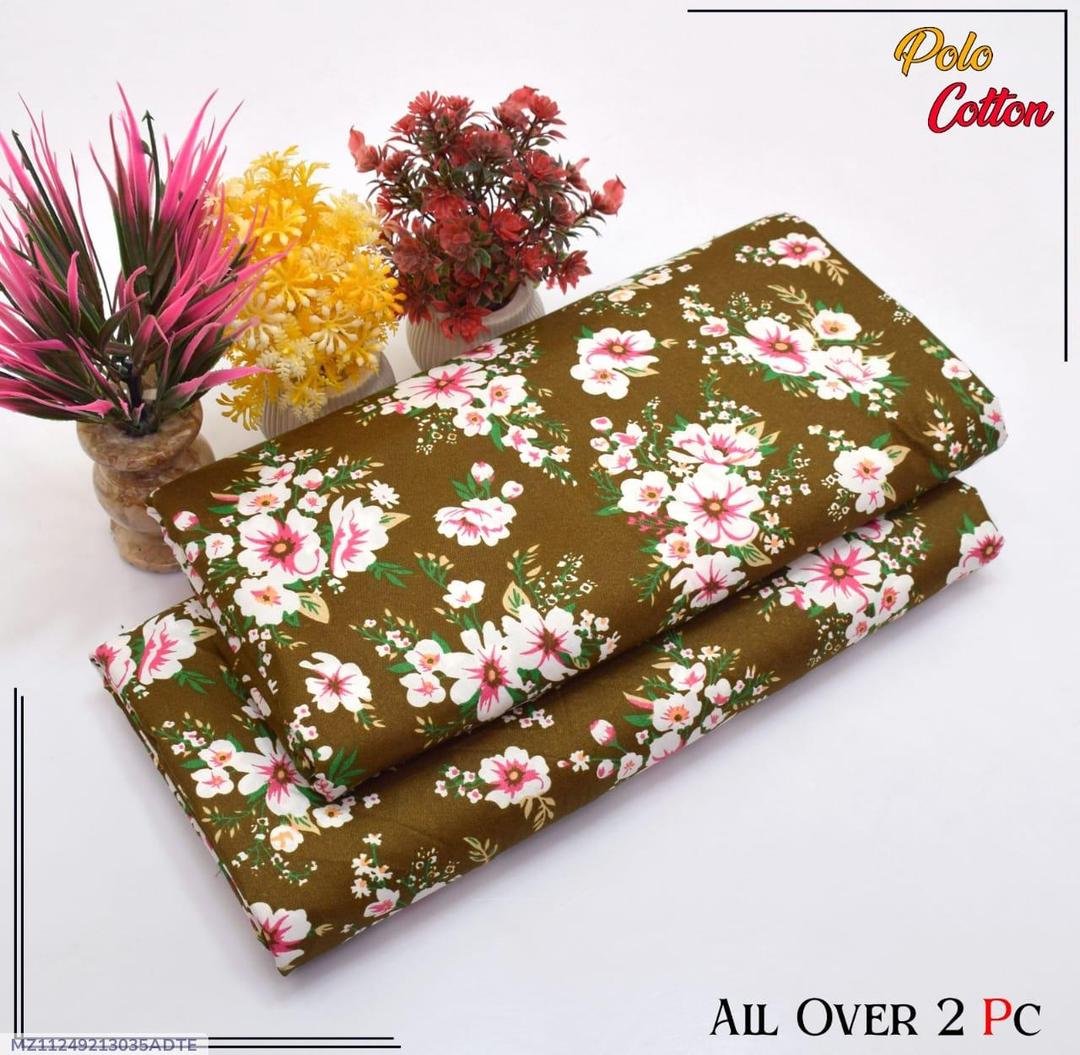 2 piece cotton unstitched suits
