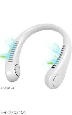 Rechargeable Bladeless Neck Fan - 1 Pc Lightweight and Portable Cooling Solution
