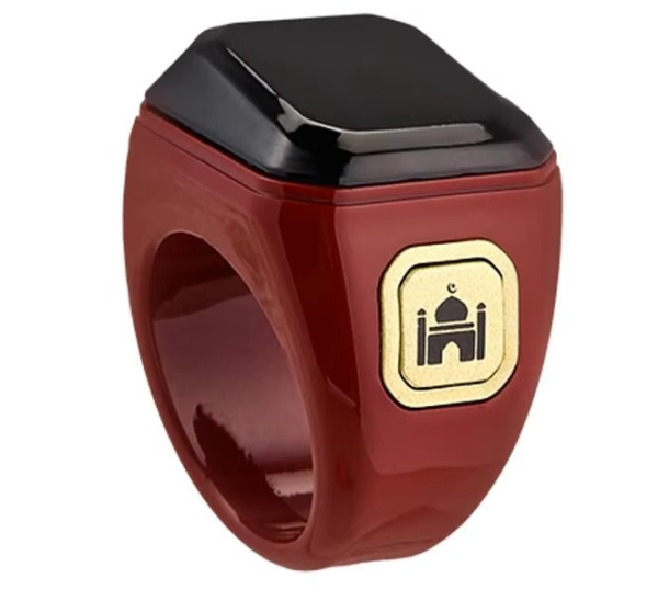 Electronic Tally Zikr Counter Digital Tasbeeh Ring Qibla Zikr Ring