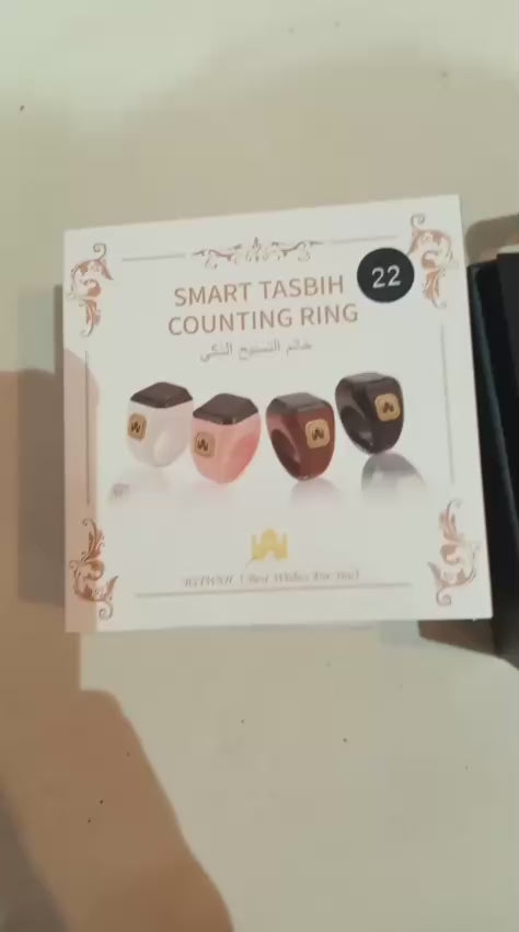 Electronic Tally Zikr Counter Digital Tasbeeh Ring Qibla Zikr Ring
