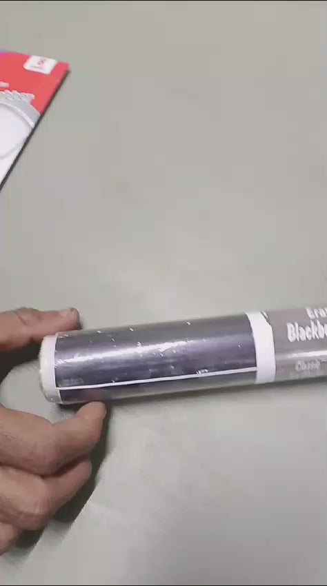Large Black Chalkboard Sticker Paper Diy Black Board Wall Adhesive Black Board Size (3 X 1.3 Ft)