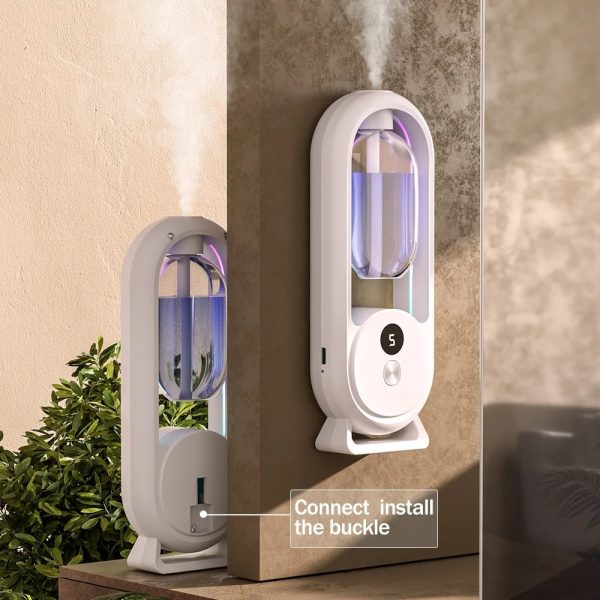 Rechargeable 5-Mode Aromatic Diffuser – Timed Essential Oil Air Freshener for Bedroom, Living Room &amp; Bathroom 50ml